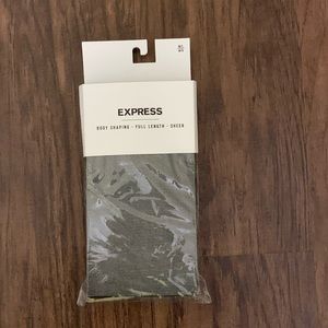 Express body shaping sheer full tights size M/L